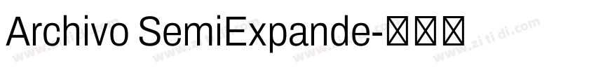 Archivo SemiExpande字体转换